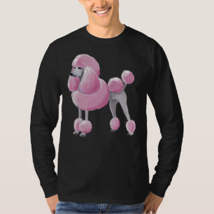 T-shirt Caniche rose