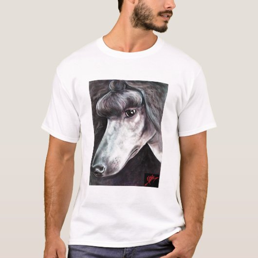 T-shirt Caniche standard d'exposition réfléchi (Devant)