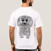 T-shirt Caniche surréaliste (Dos)