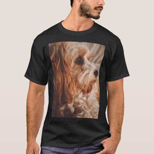 T-shirt caniche T- (Devant)