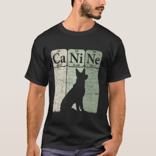 T-shirt Canine Chien éléments de table périodique Amoureux