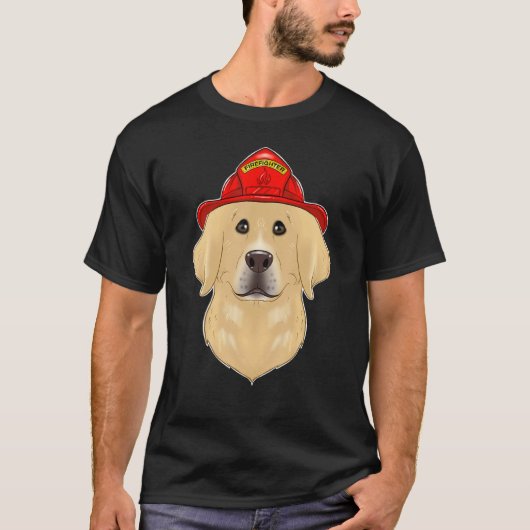 T-shirt Canine Handler I Fireman Chien I Firefighter Labra (Devant)