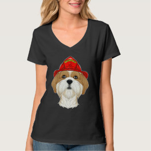 T-shirt Canine Handler I Fireman Chien I Firefighter Shih