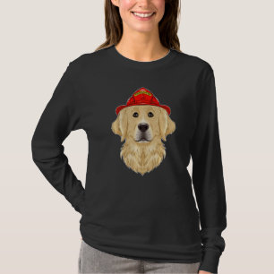 T-shirt Canine Handler I Fireman Chien I Pompier Golden