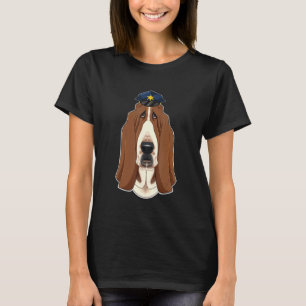 T-shirt Canine Handler I Police Chien I Police Basset Houn