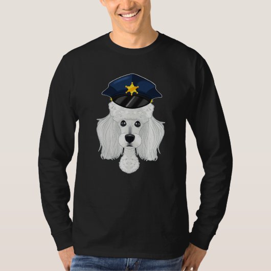 T-shirt Canine Handler I Police Chien I Police Poodé (Devant)