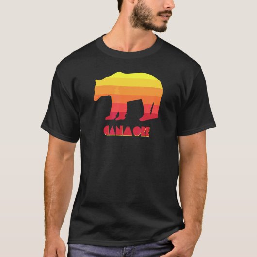 T-shirt Canmore Alberta Bear (Devant)