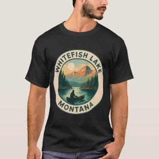 T-shirt Canne à pêche patriotique Cadeau de pêche drapeau