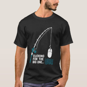 T-shirt Canne à pêche Souris Cadeau pour pêcheur Drôle de