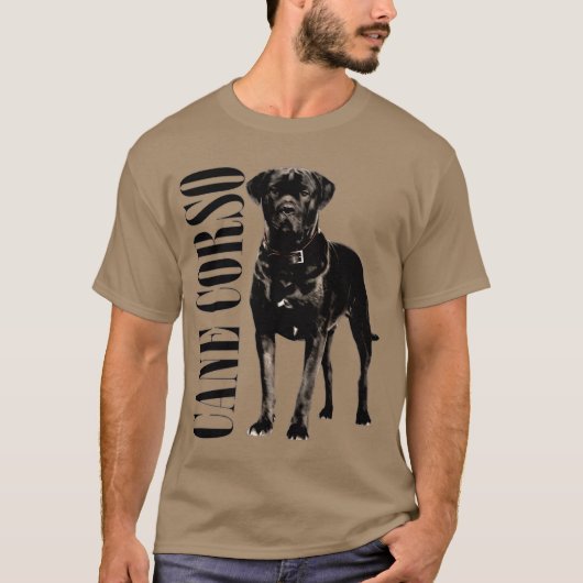 T-shirt Canne Corso - mastiff italien (Devant)