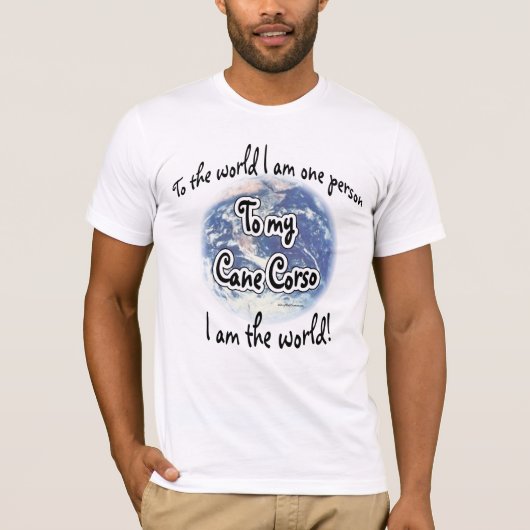T-shirt Canne Corso World 2 (Devant)