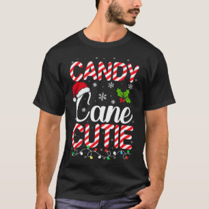T-shirt Canne de Bonbon Mignonne Mignon Drôle Noël Xmas Bo
