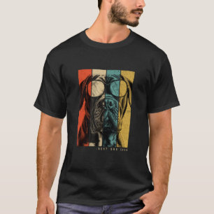 T-shirt Canne vintage Corso Chien Maman Papa Enfants Homme