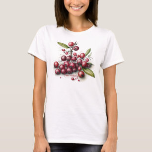 T-shirt Canneberges fraîches botaniques