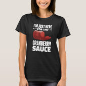 T-shirt Canned Cranberry Sauce Jellied Happy Thanksgiving  (Devant)