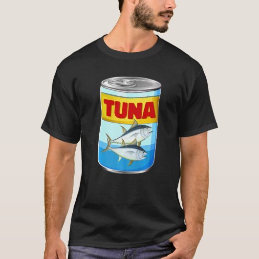 T-shirt Canned Tuna Bluefin Tuna Fishing Premium (Devant)