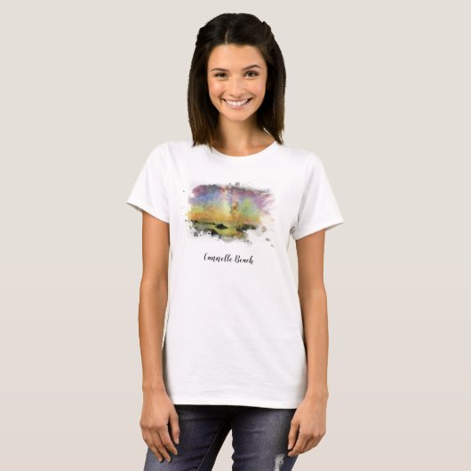 T-shirt *~ Cannelle Beach Italie AP12 Femme (Devant entier)