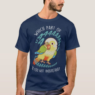 T-shirt Cannelle Greencheked Conure Parrot Aaaa