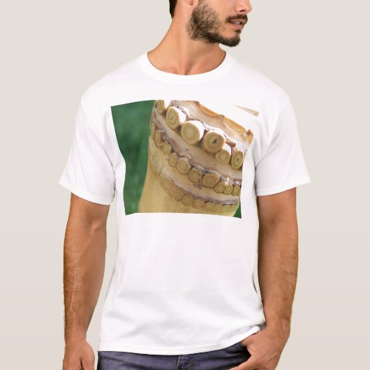 T-shirt Cannelure en bambou (Devant)
