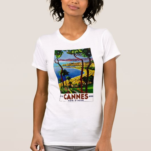 T-shirt Cannes - Côte d'Azur (Devant)
