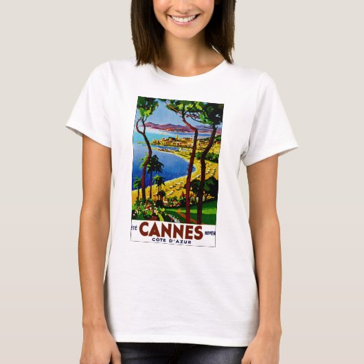 T-shirt Cannes ~ Côte d'Azur (Devant)