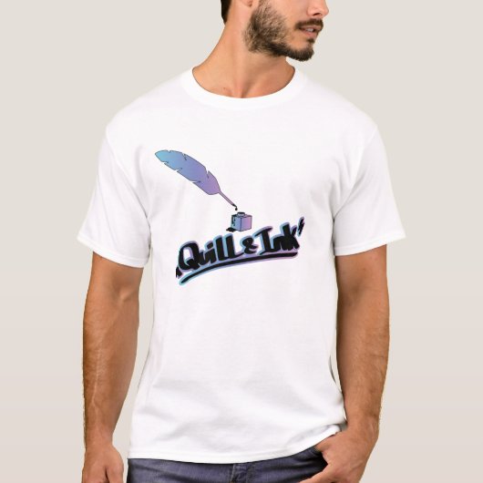 T-shirt Cannette et encre (Devant)