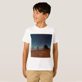 T-shirt Cannon Beach Oregon Haystack Rock (Devant entier)