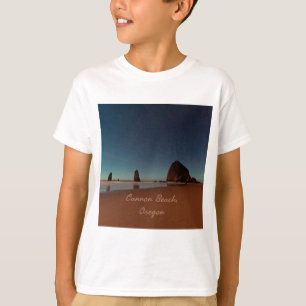 T-shirt Cannon Beach Oregon Haystack Rock