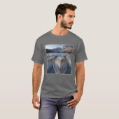 T-shirt Canoë au lac (Devant entier)