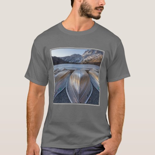 T-shirt Canoë au lac (Devant)