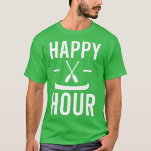 T-shirt Canoë Happy Hour Canoë-kayak Idée cadeau de l'aute