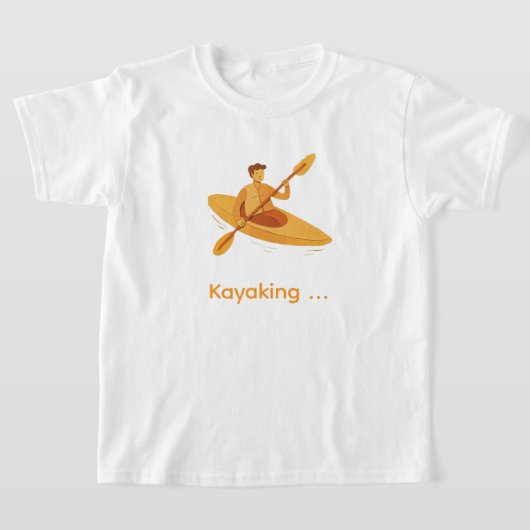 T-shirt Canoë-kayak (Poser)