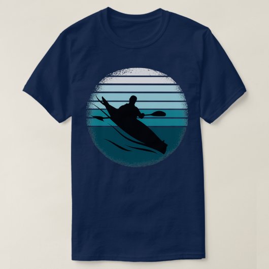 T-shirt Canoë Kayak Canoë Kayak Rafting eau (Design devant)