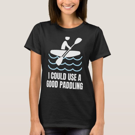 T-shirt Canoë Kayak Lover, Camping Canoë Funny Paddle (Devant)