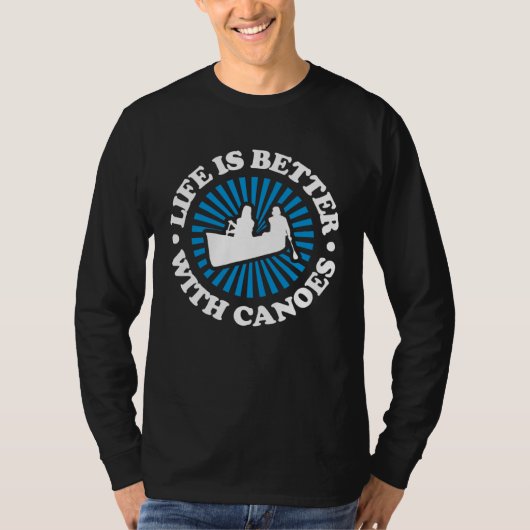 T-shirt Canoeing With Canoes (Devant)