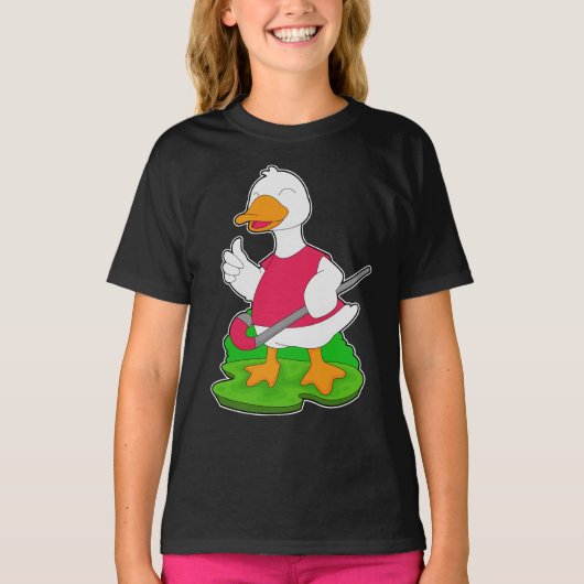 T-shirt Canon de hockey canard (Devant)