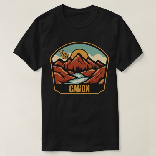 T-shirt Canon, Géorgie (Design devant)