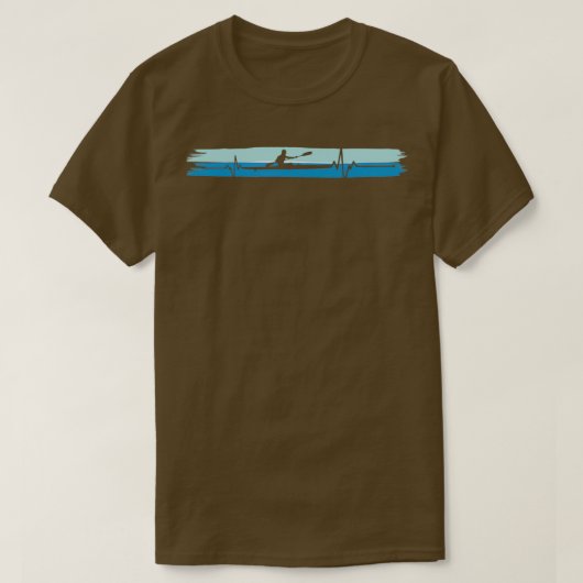 T-shirt canot à ramer canot rangée kayak rameur 1 (Design devant)