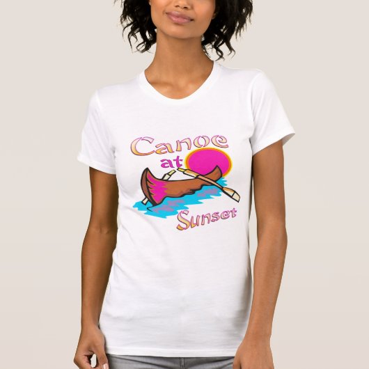 T-shirt Canot de camping (Devant)