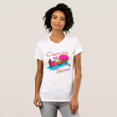 T-shirt Canot de camping (Devant entier)