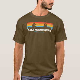 T-shirt Canot du lac Winnisquam New Hampshire