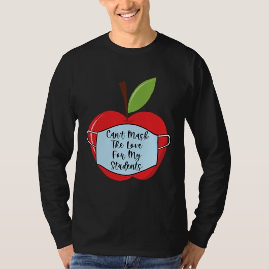 T-shirt Cant Mask Teacher Student Virtual Social Distance  (Devant)