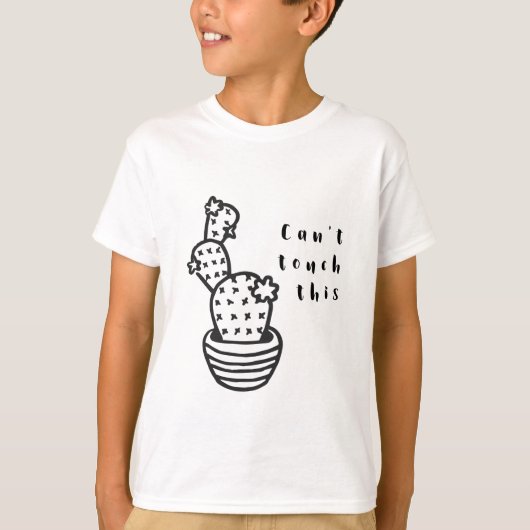 T-shirt Cant Toucher Cactus (Devant)