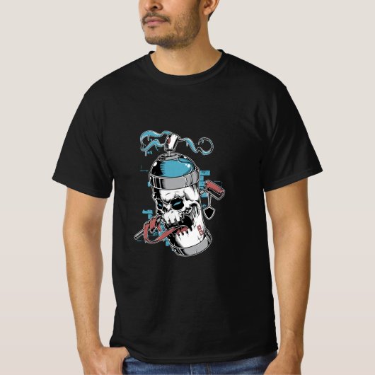 T-shirt Canteur crâne (Devant)