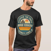 T-shirt Canton de Brown, Pennsylvanie (Devant)