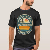 T-shirt Canton de Nicholson, Pennsylvanie (Devant)
