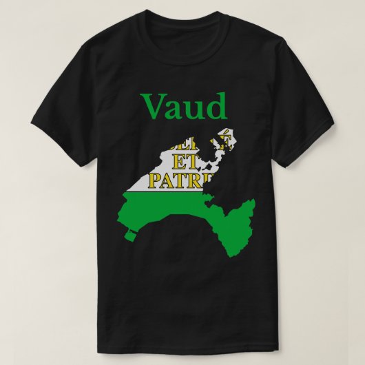 T-shirt Canton de Vaud Suisse (Design devant)