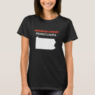 T-shirt Canton de Washington Pennsylvanie USA State Americ