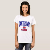 T-shirt Cantorbéry Angleterre (Devant entier)