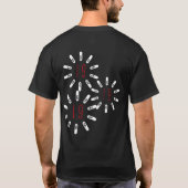 T-Shirt CANULAR CORONA 19 lettres blanches (Dos)
